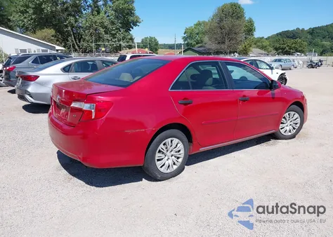 2012 Toyota Camry Le z USA, uszkodzony, nr VIN 4T4BF1FKXCR206205